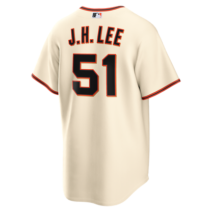 San Francisco Giants Jung Hoo Lee Nike Home Replica Jersey - Cream MLB Team Jersey Baseball Fan Apparel