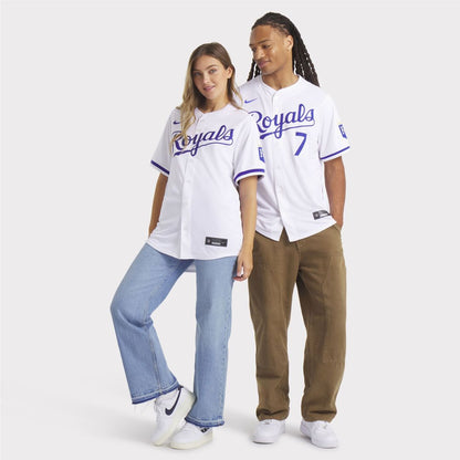 Kansas City Royals Bobby Witt Jr. Nike Home Limited Player Jersey - White MLB Team Jersey Baseball Fan Apparel