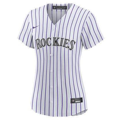 Colorado Rockies Brenton Doyle Nike Women's Home Replica Jersey - White MLB Team Jersey Baseball Fan Apparel