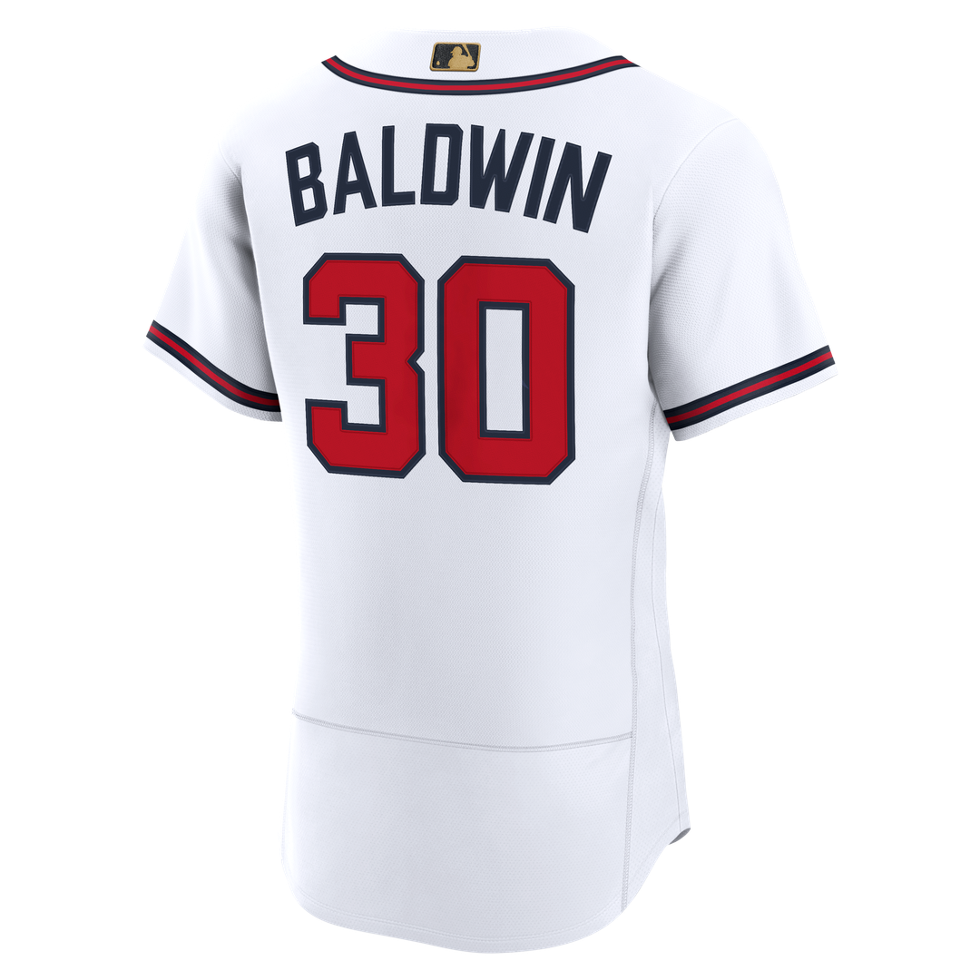Atlanta Braves Drake Baldwin Nike MLB Awards Authentic Jersey - White MLB Team Jersey Baseball Fan Apparel