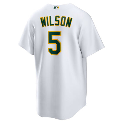 Athletics Jacob Wilson Nike Home Replica Jersey - White MLB Team Jersey Baseball Fan Apparel