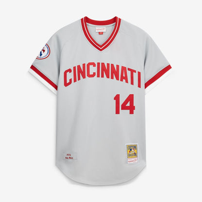 Cincinnati Reds Pete Rose Mitchell & Ness 1976 Authentic Jersey - Gray MLB Team Jersey Baseball Fan Apparel