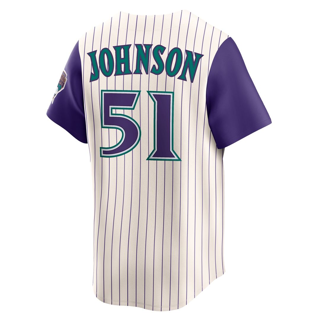 Arizona Diamondbacks Randy Johnson Nike Throwback Cooperstown Limited Jersey - Black MLB Team Jersey Baseball Fan Apparel