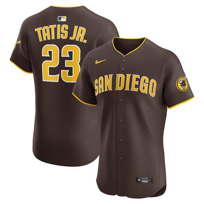 San Diego Padres Fernando Tatis Jr. Nike Road Elite Jersey - Brown MLB Team Jersey Baseball Fan Apparel