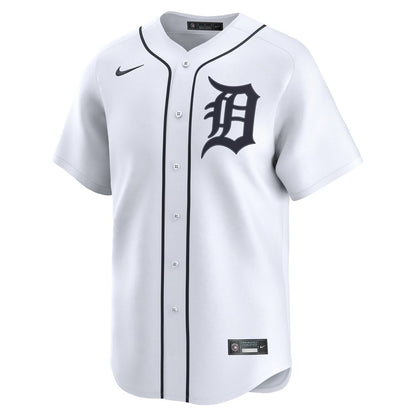 Detroit Tigers Colt Keith Nike Home Limited Player Jersey - White MLB Team Jersey Baseball Fan Apparel