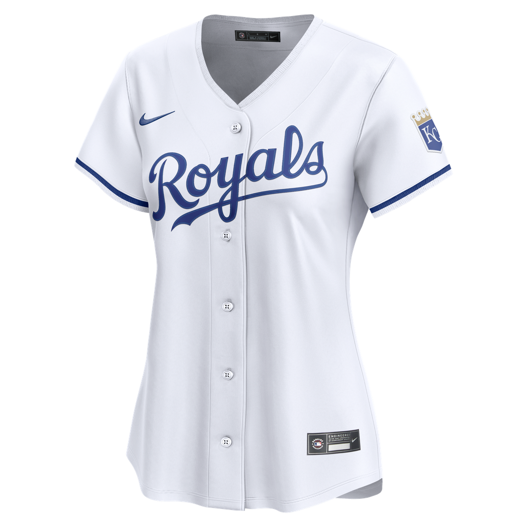 Kansas City Royals Nike Women's Home Limited Jersey - White MLB Team Jersey Baseball Fan Apparel