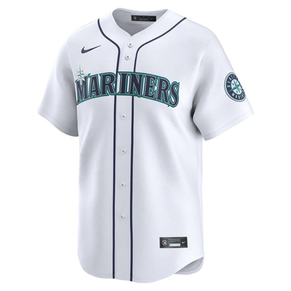 Seattle Mariners Julio Rodríguez Nike Home Limited Player Jersey - White MLB Team Jersey Baseball Fan Apparel