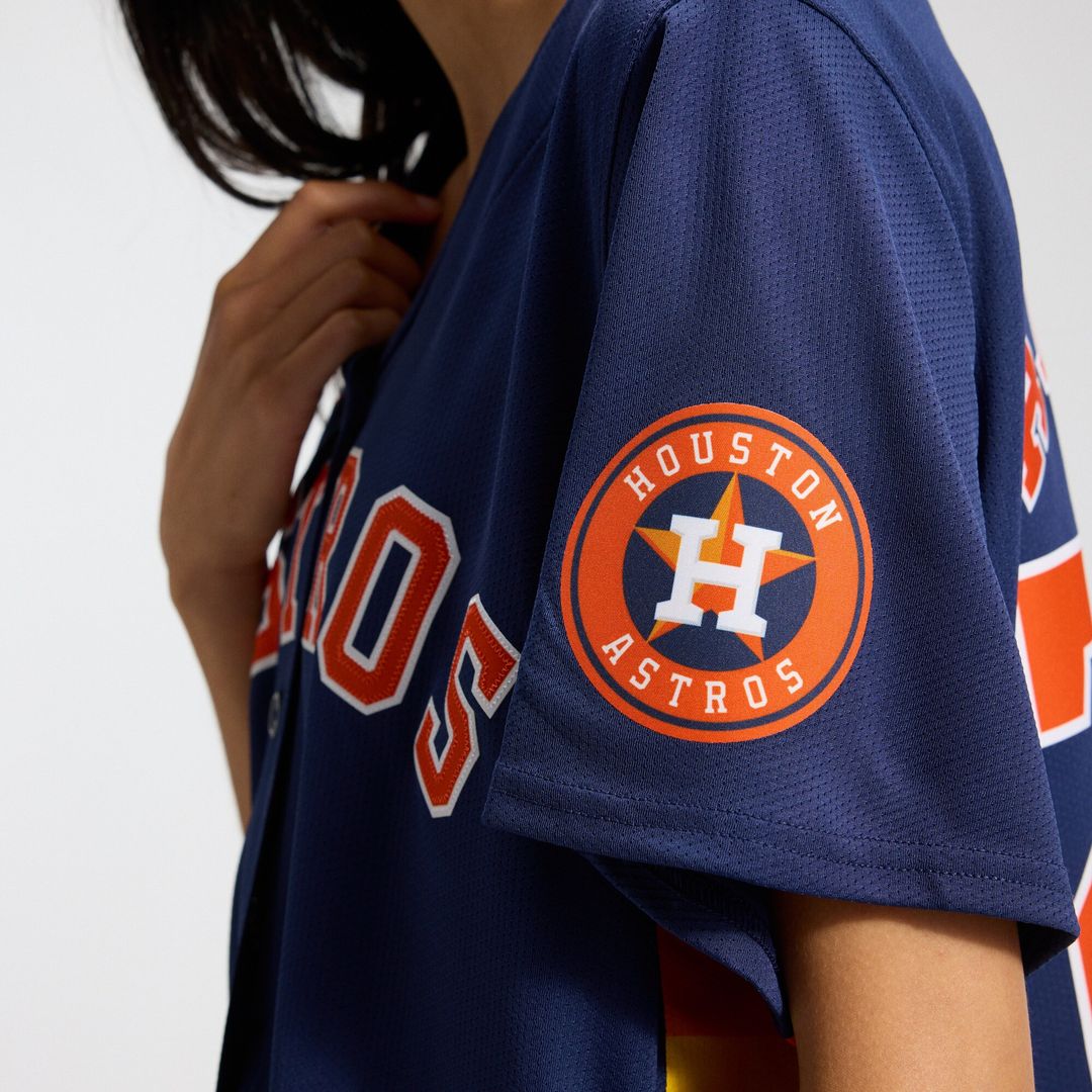 Houston Astros Jose Altuve Nike Women's Alternate Limited Player Jersey - Navy MLB Team Jersey Baseball Fan Apparel