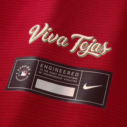 Texas Rangers Corey Seager Nike 2026 City Connect Stadium Jersey - Red MLB Team Jersey Baseball Fan Apparel