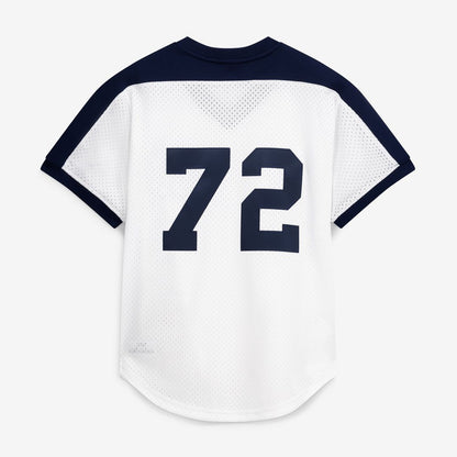 Chicago White Sox Carlton Fisk Mitchell & Ness Authentic Batting Practice Jersey - White MLB Team Jersey Baseball Fan Apparel