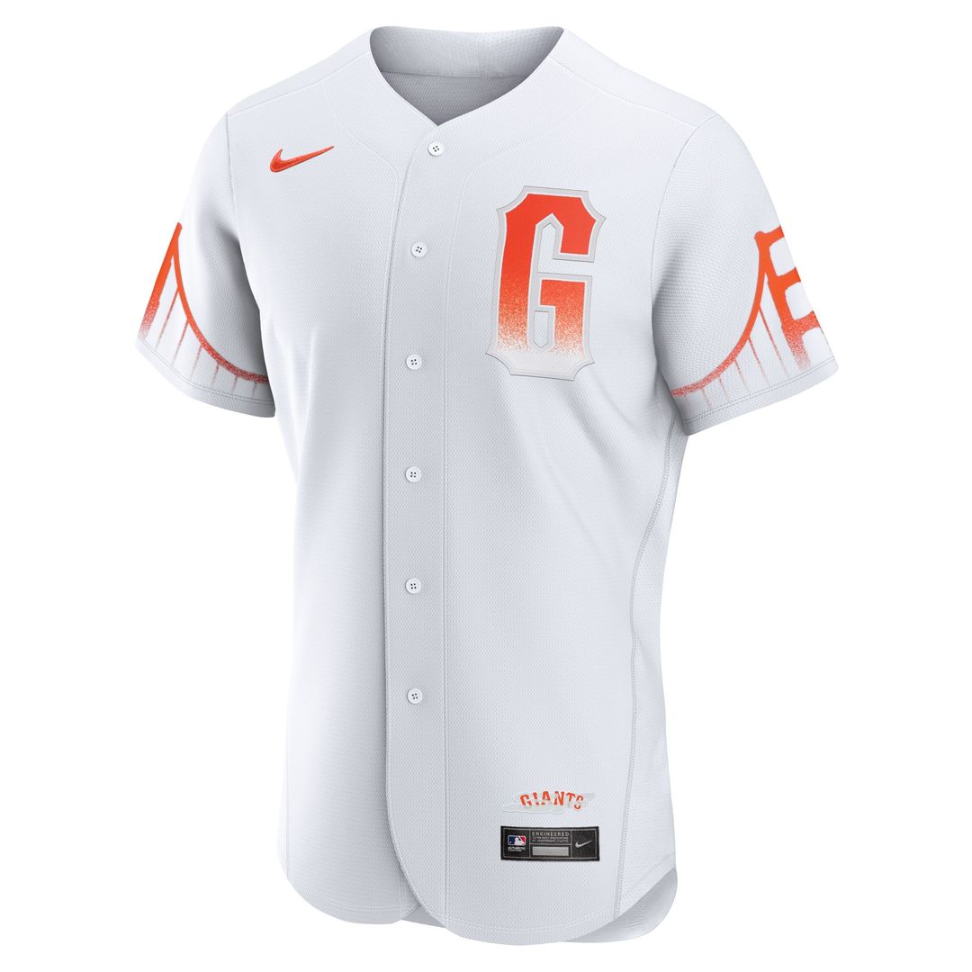 San Francisco Giants Nike City Connect Authentic Jersey - White MLB Team Jersey Baseball Fan Apparel