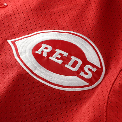 Cincinnati Reds Deion Sanders Mitchell & Ness Big & Tall Cooperstown Mesh Batting Practice Jersey - Red MLB Team Jersey Baseball Fan Apparel