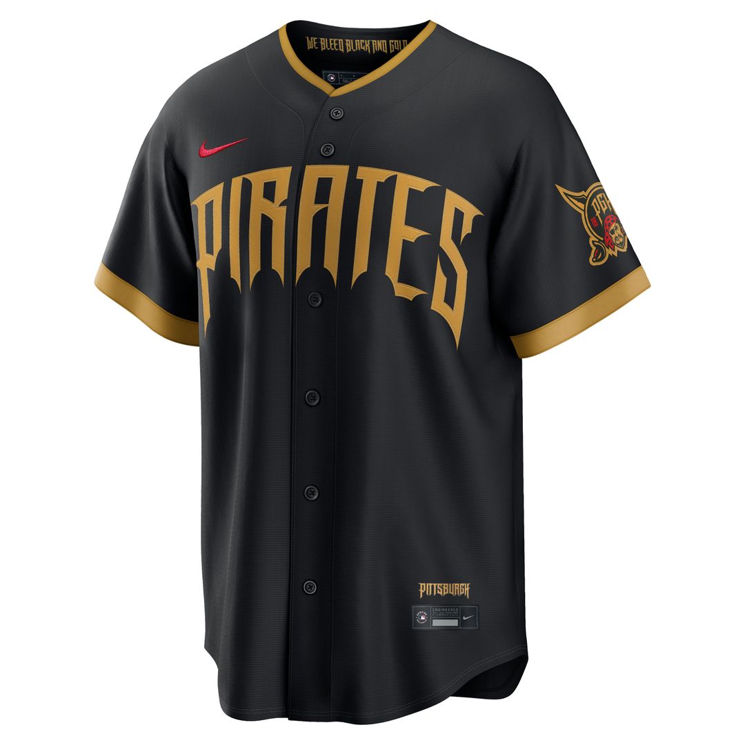 Pittsburgh Pirates Paul Skenes Nike 2026 City Connect Stadium Jersey - Black MLB Team Jersey Baseball Fan Apparel