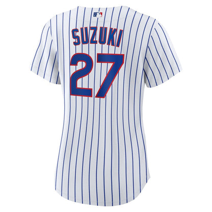 Chicago Cubs Seiya Suzuki Nike Women's Home Replica Jersey - White MLB Team Jersey Baseball Fan Apparel