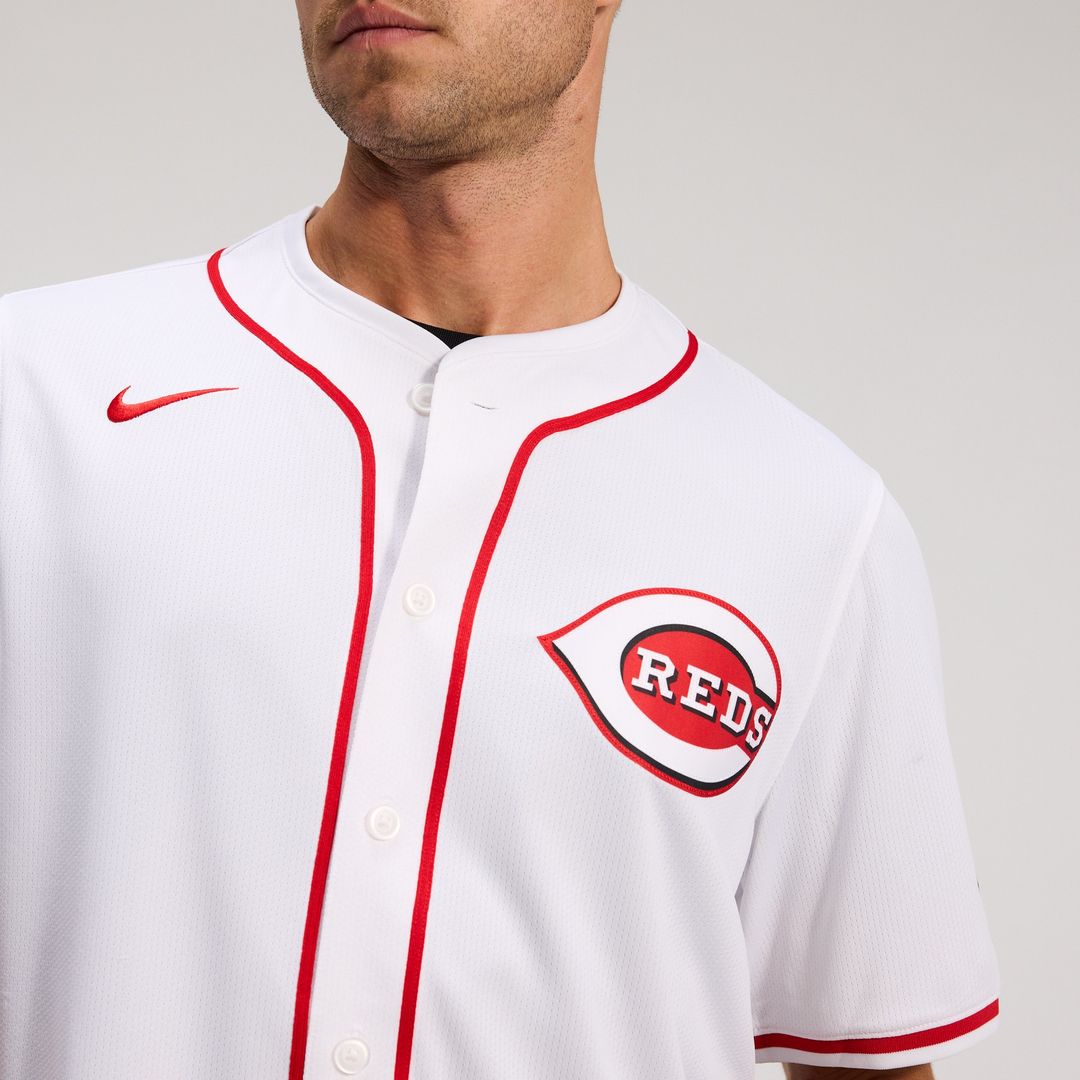 Cincinnati Reds Nike Home Limited Jersey - White MLB Team Jersey Baseball Fan Apparel