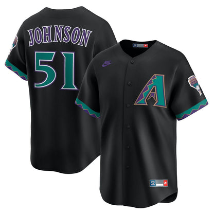 Arizona Diamondbacks Randy Johnson Nike Throwback Cooperstown Limited Jersey - Cream MLB Team Jersey Baseball Fan Apparel