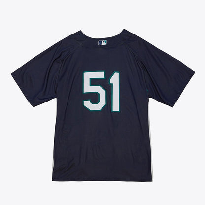 Seattle Mariners Ichiro Suzuki Mitchell & Ness Big & Tall Cooperstown Mesh Batting Practice Jersey - Navy MLB Team Jersey Baseball Fan Apparel