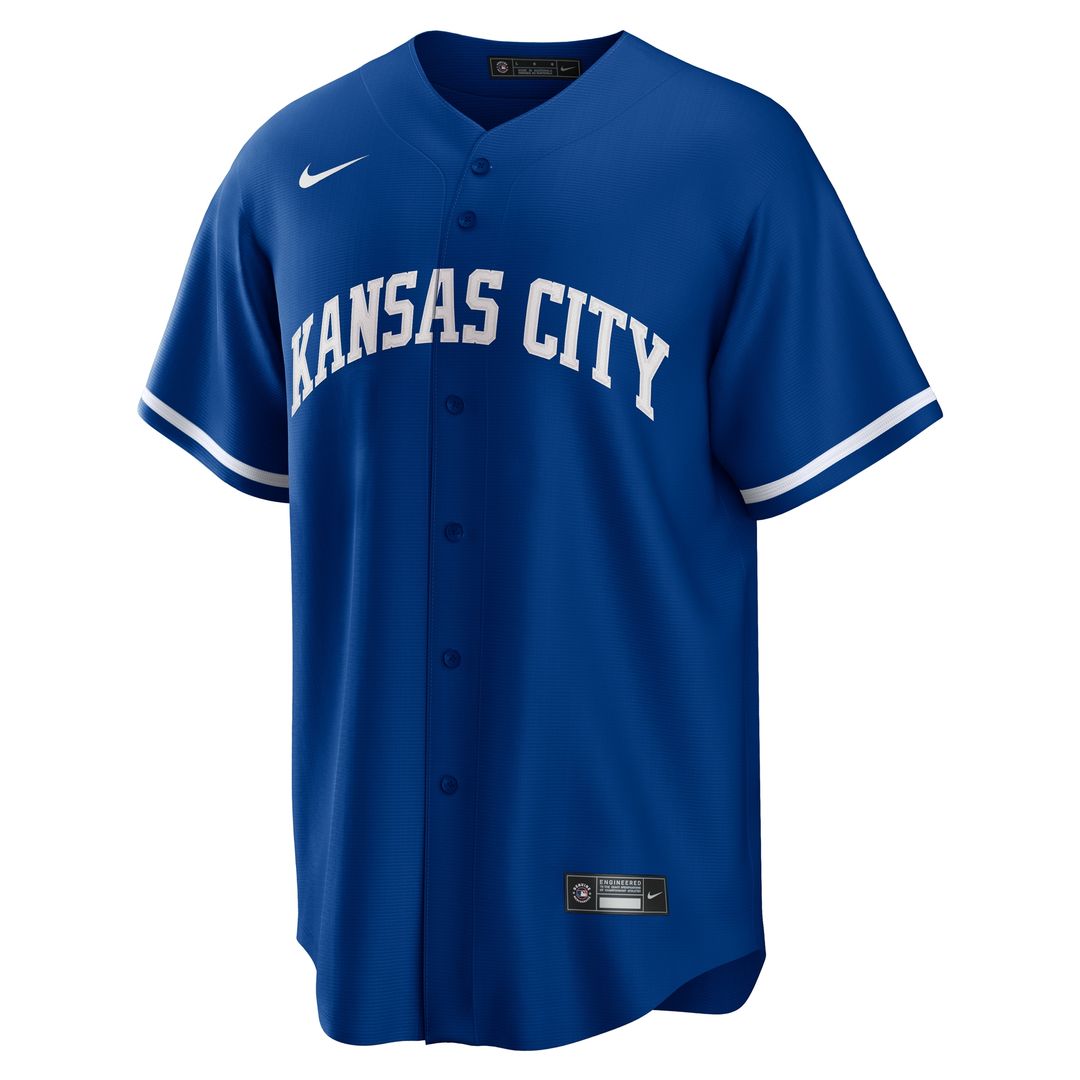 Kansas City Royals Bobby Witt Jr. Nike Road Replica Jersey - Gray MLB Team Jersey Baseball Fan Apparel
