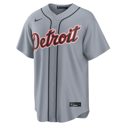 Detroit Tigers Tarik Skubal Nike Road Replica Jersey - Gray MLB Team Jersey Baseball Fan Apparel