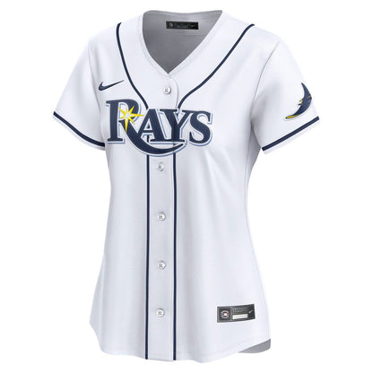 Tampa Bay Rays Nike Women's Home Limited Custom Jersey - White MLB Team Jersey Baseball Fan Apparel