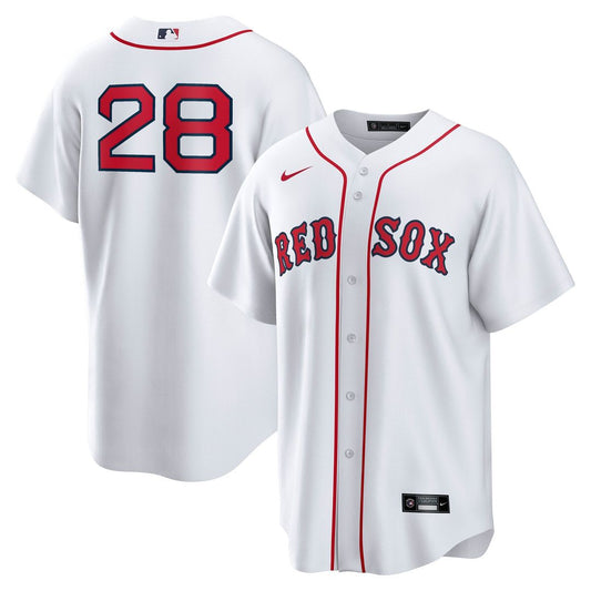 Boston Red Sox Kristian Campbell Nike Home Replica Jersey - White MLB Team Jersey Baseball Fan Apparel