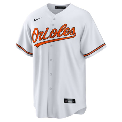 Baltimore Orioles Gunnar Henderson Nike Home Replica Player Jersey - White MLB Team Jersey Baseball Fan Apparel