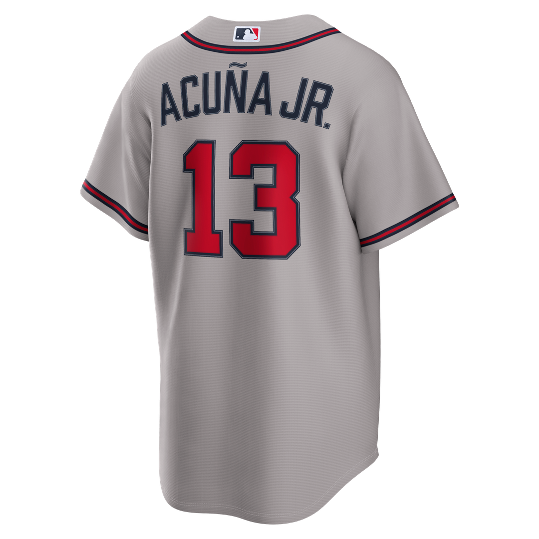 Atlanta Braves Ronald Acuña Jr. Nike Alternate 2 Replica Jersey - Red MLB Team Jersey Baseball Fan Apparel
