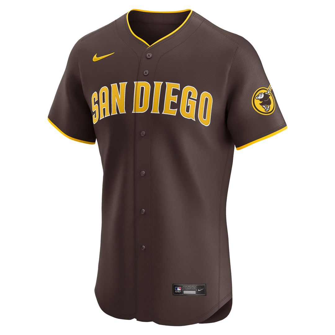 San Diego Padres Fernando Tatis Jr. Nike Road Elite Jersey - Brown MLB Team Jersey Baseball Fan Apparel