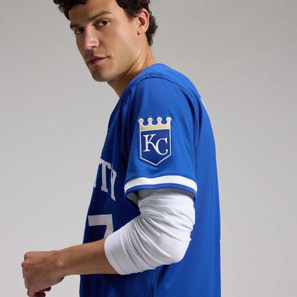 Kansas City Royals Bobby Witt Jr. Nike Alternate 2 Elite Player Jersey - Royal MLB Team Jersey Baseball Fan Apparel