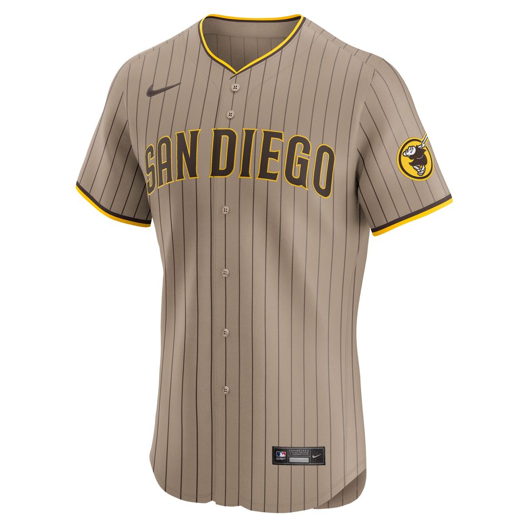 San Diego Padres Fernando Tatis Jr. Nike Road Elite Jersey - Brown MLB Team Jersey Baseball Fan Apparel