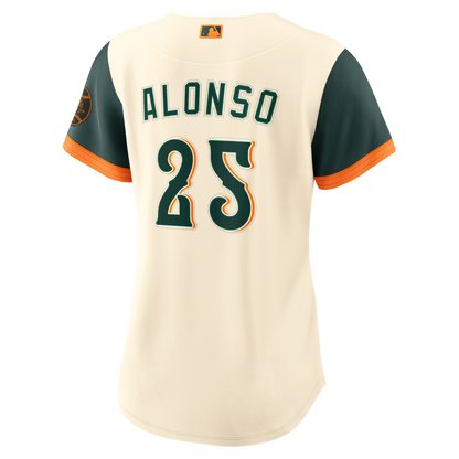 Baltimore Orioles Pete Alonso Nike Women's 2026 City Connect Stadium Jersey - Cream MLB Team Jersey Baseball Fan Apparel