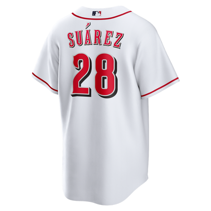 Cincinnati Reds Eugenio Suárez Nike Home Replica Jersey - White MLB Team Jersey Baseball Fan Apparel