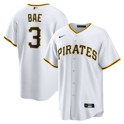 Pittsburgh Pirates Ji - Hwan Bae Nike Replica Player Jersey - White MLB Team Jersey Baseball Fan Apparel