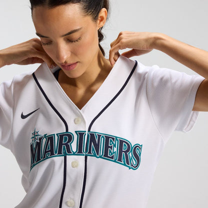 Seattle Mariners Cal Raleigh Nike Women's Home Replica Jersey - White MLB Team Jersey Baseball Fan Apparel