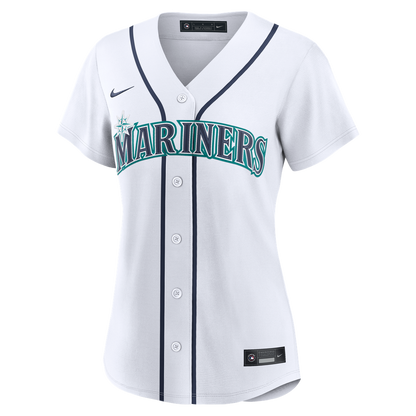 Seattle Mariners Cole Young Nike Women's Home Replica Jersey - White MLB Team Jersey Baseball Fan Apparel