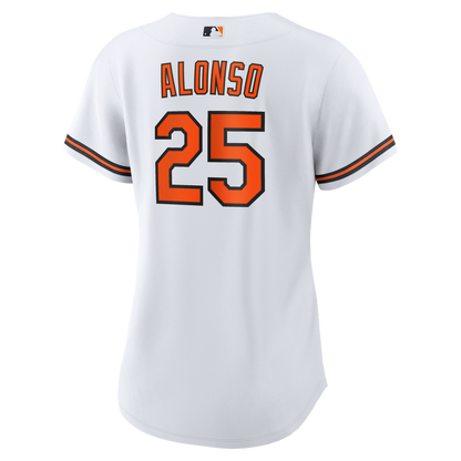 Baltimore Orioles Pete Alonso Nike Women's Home Replica Jersey - White MLB Team Jersey Baseball Fan Apparel