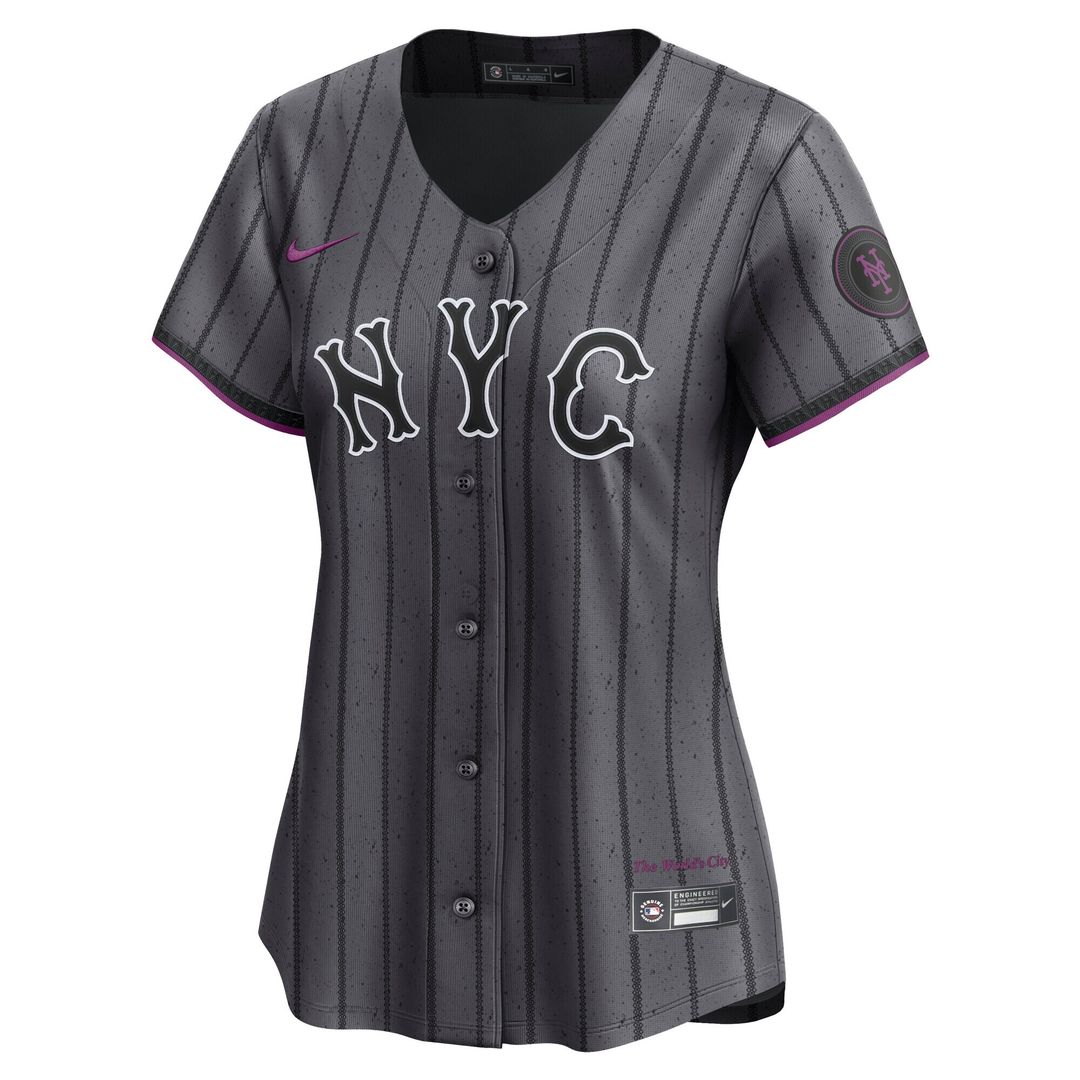 New York Mets Francisco Lindor Nike Women's City Connect Limited Jersey - Gray MLB Team Jersey Baseball Fan Apparel
