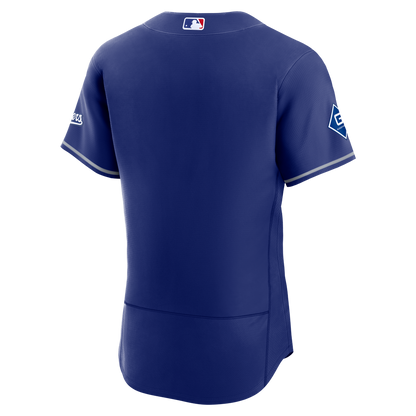 Los Angeles Dodgers Nike Alternate Authentic Jersey with Sponsor Patch - Royal MLB Team Jersey Baseball Fan Apparel