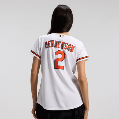 Baltimore Orioles Gunnar Henderson Nike Women's Replica Player Jersey - White MLB Team Jersey Baseball Fan Apparel