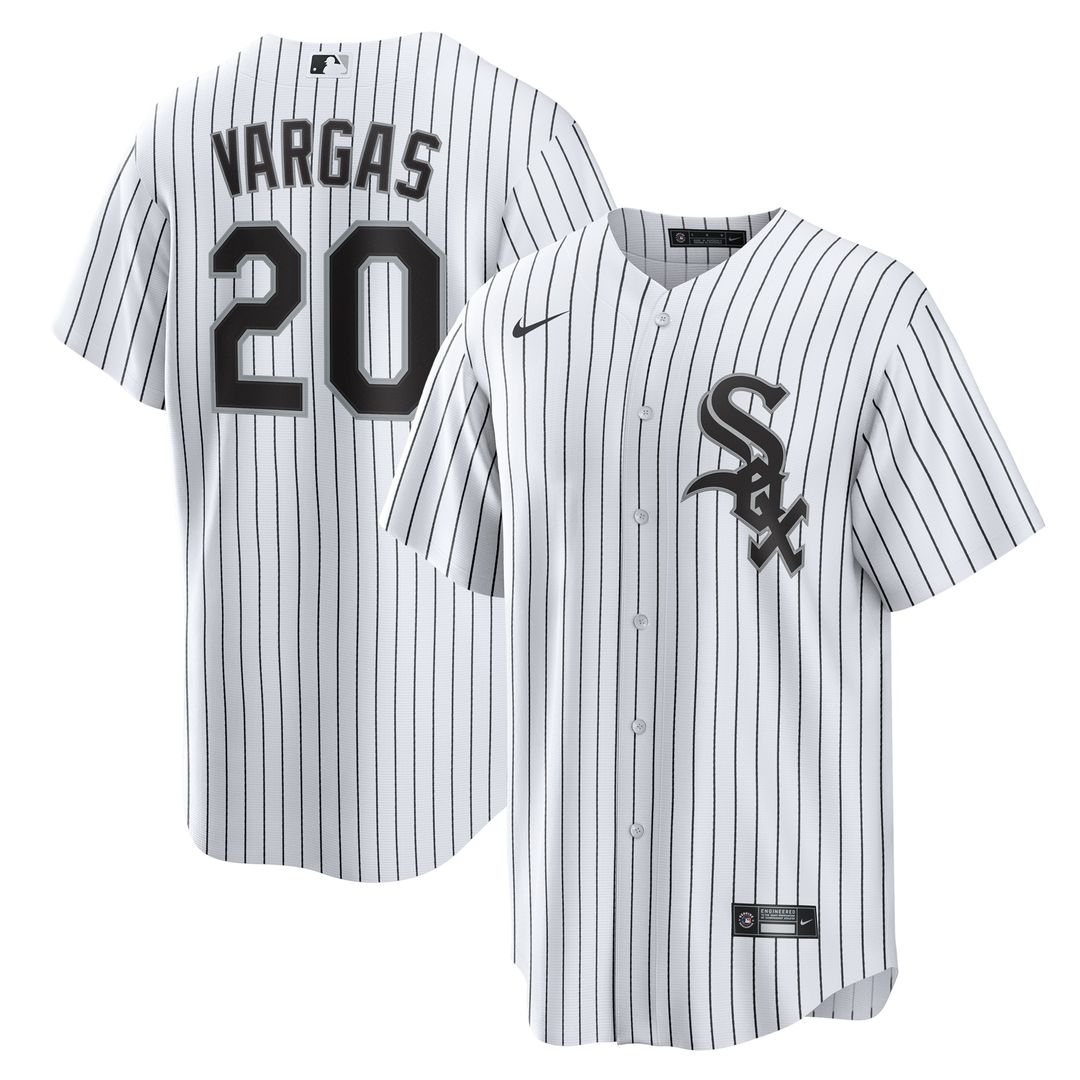 Chicago White Sox Miguel Vargas Nike Home Replica Jersey - White MLB Team Jersey Baseball Fan Apparel