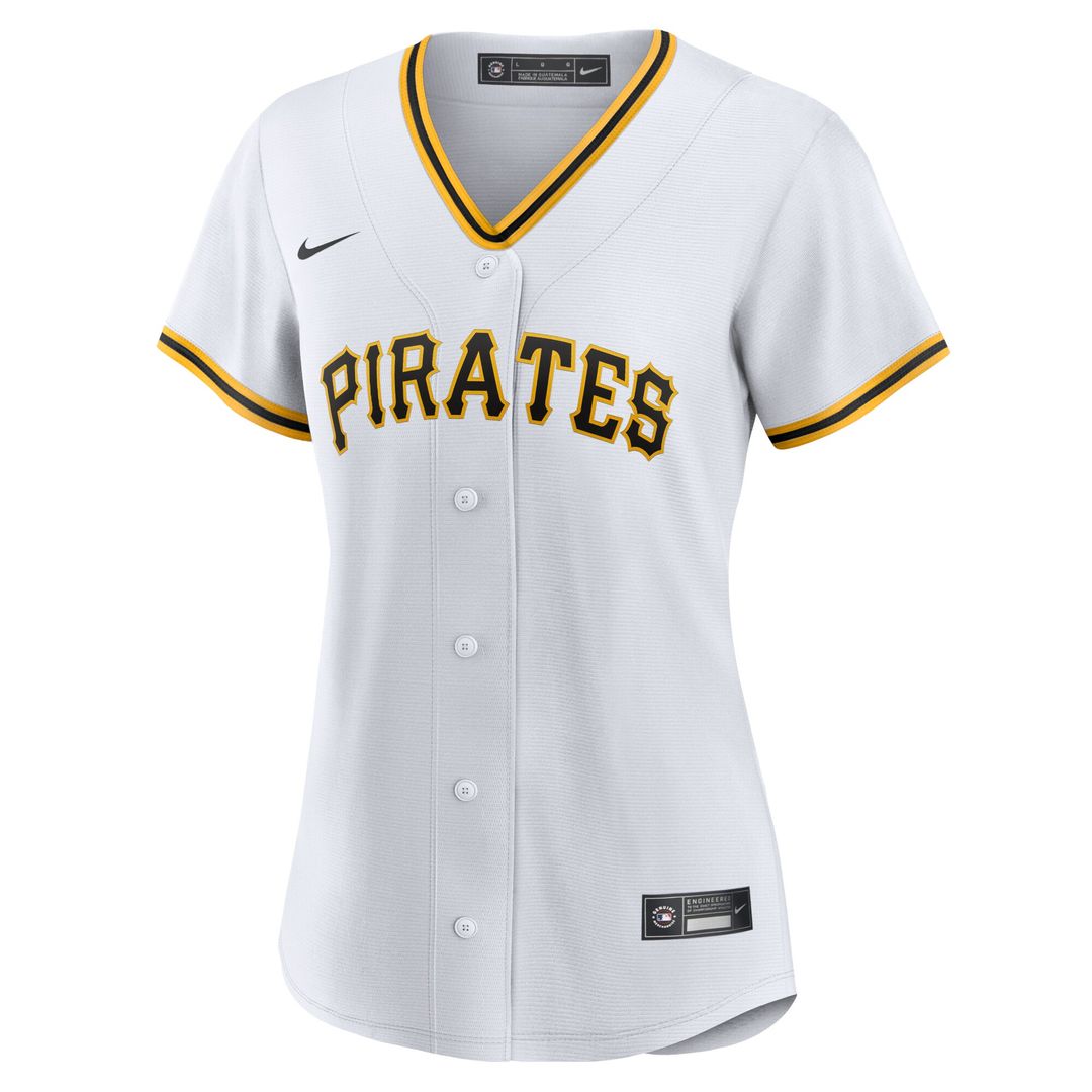 Pittsburgh Pirates Nike Women's Home Replica Team Jersey - White MLB Team Jersey Baseball Fan Apparel