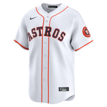 Houston Astros Nike Home Limited Jersey - White MLB Team Jersey Baseball Fan Apparel