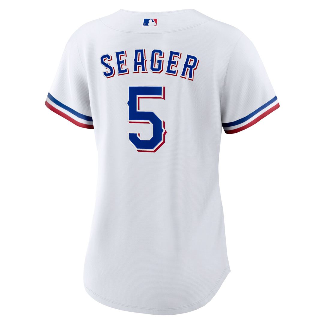 Texas Rangers Corey Seager Nike Women's Home Replica Player Jersey - White MLB Team Jersey Baseball Fan Apparel