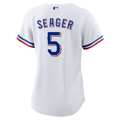 Texas Rangers Corey Seager Nike Women's Home Replica Player Jersey - White MLB Team Jersey Baseball Fan Apparel