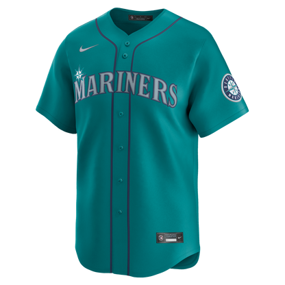 Seattle Mariners Cal Raleigh Nike Alternate Limited Jersey - Teal MLB Team Jersey Baseball Fan Apparel
