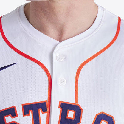 Houston Astros Jose Altuve Nike Home Limited Player Jersey - White MLB Team Jersey Baseball Fan Apparel