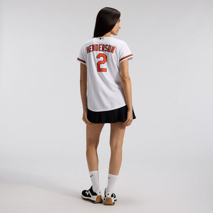 Baltimore Orioles Gunnar Henderson Nike Women's Replica Player Jersey - White MLB Team Jersey Baseball Fan Apparel