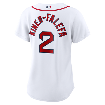 Boston Red Sox Isiah Kiner - Falefa Nike Women's Home Replica Jersey - White MLB Team Jersey Baseball Fan Apparel