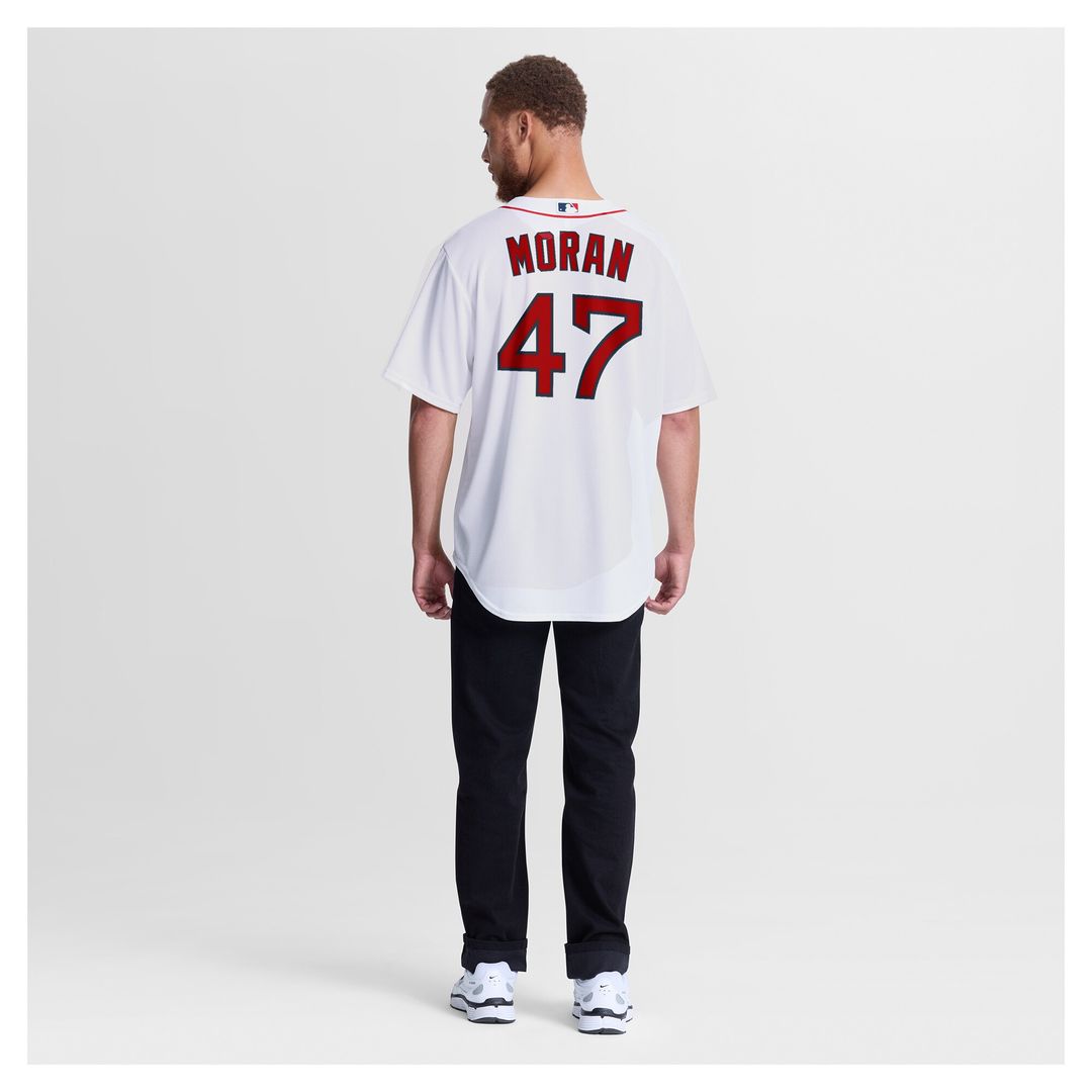 Boston Red Sox Jovani Moran Nike Home Replica Jersey - White MLB Team Jersey Baseball Fan Apparel