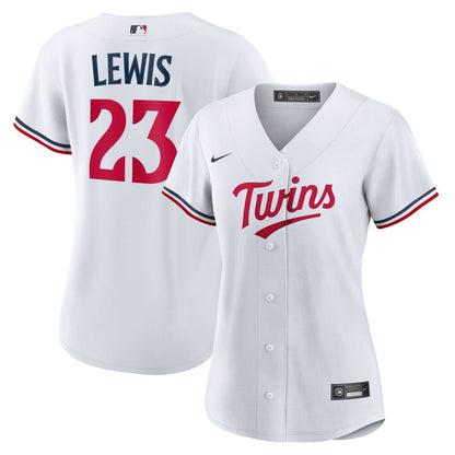 Minnesota Twins Royce Lewis Nike Women's Home Replica Jersey - White MLB Team Jersey Baseball Fan Apparel